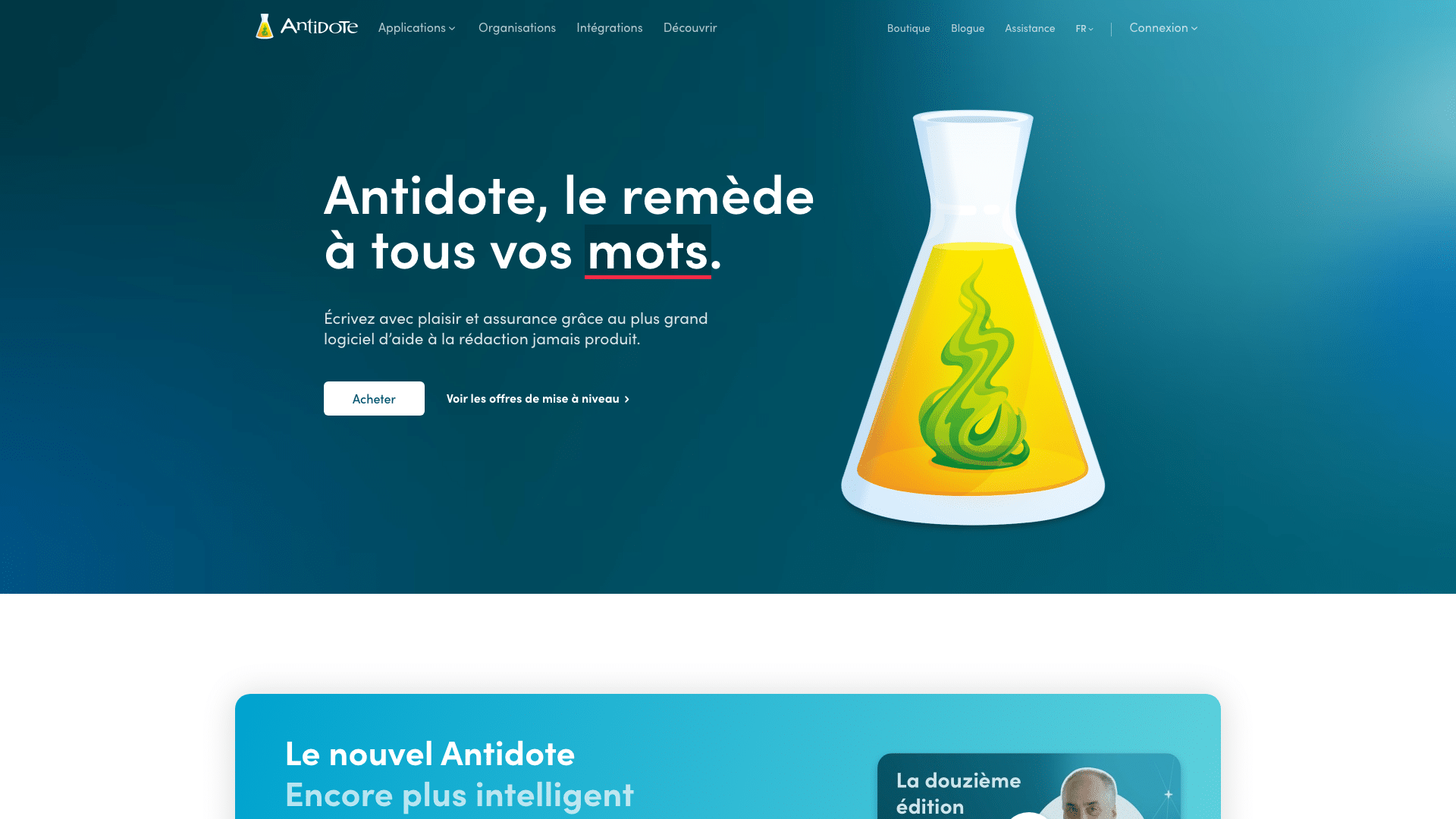 Interface de Antidote