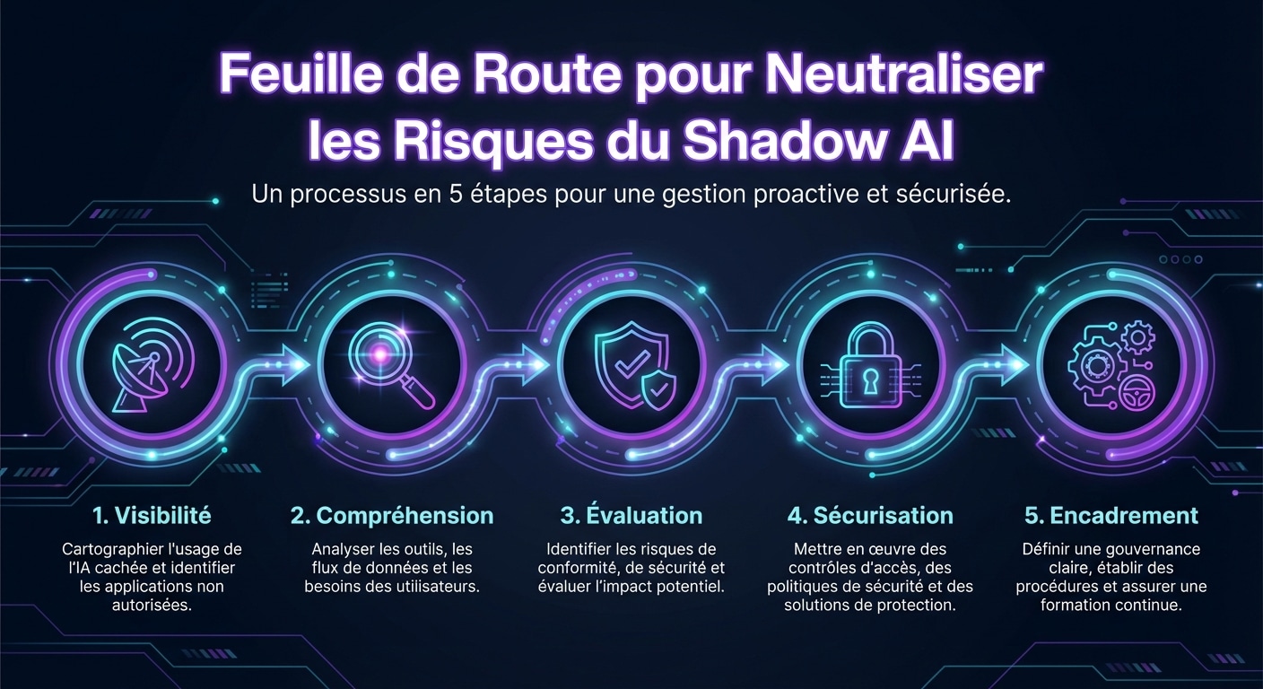 Les 5 étapes incontournables pour auditer et maîtriser le Shadow AI